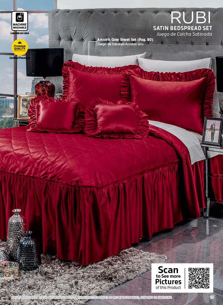 5-piece set to decorate your bed