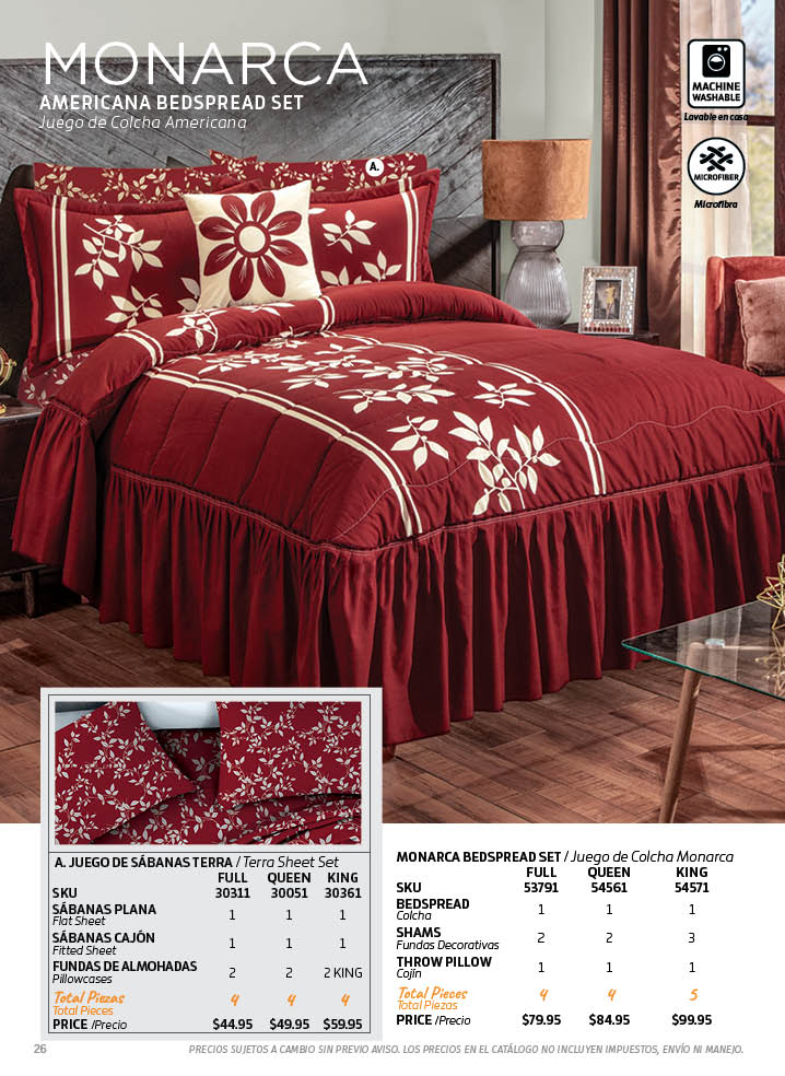 5-piece set to decorate your bed