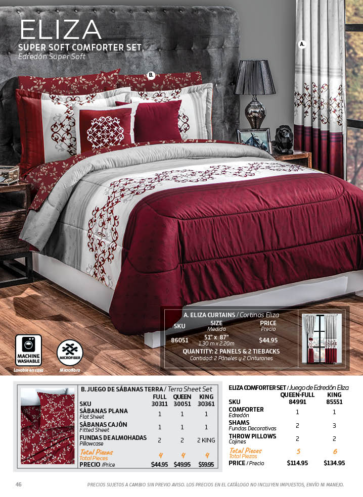 5-piece set to decorate your bed